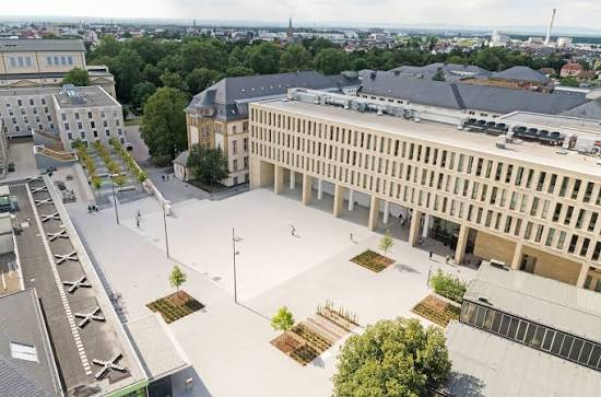 Der TU-Campus in Darmstadt